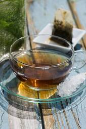 Obraz na płótnie napój herbata lato