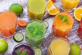 Naklejka warzywo napój zdrowy zdrowie