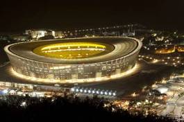 Naklejka stadion piłkarski w kapsztadzie