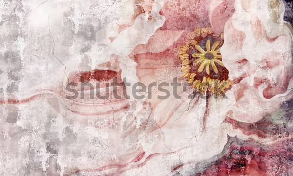 Fotoroleta mural kwiat wzór sztuka natura