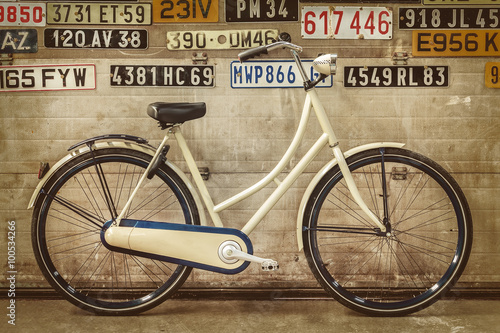 Fototapeta transport vintage retro kolarstwo antyczny
