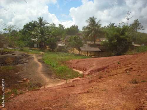 Fotoroleta wioska brazylia ameryka południowa indyjski