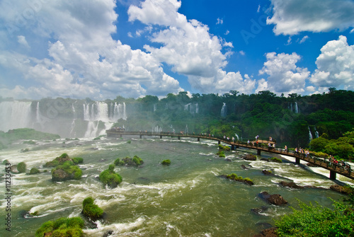 Obraz na płótnie wodospad ameryka południowa brazylia