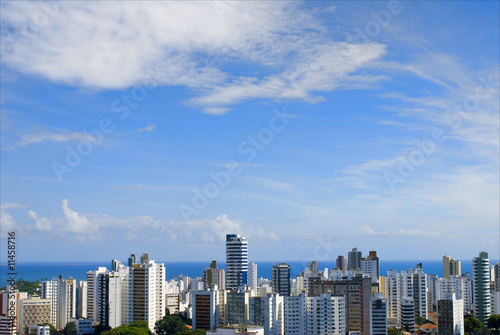 Fotoroleta niebo architektura drapacz brazylia widok