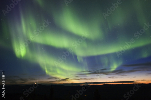 Fototapeta alaska natura niebo gwiazda noc