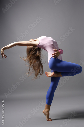 Obraz na płótnie fitness piękny sport aerobik tancerz