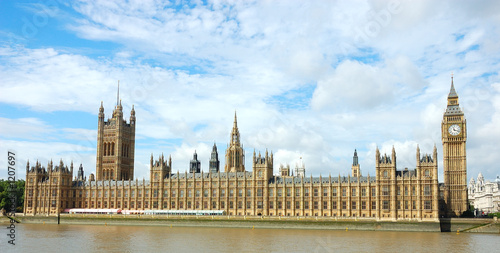 Fototapeta tamiza anglia londyn parlamentu
