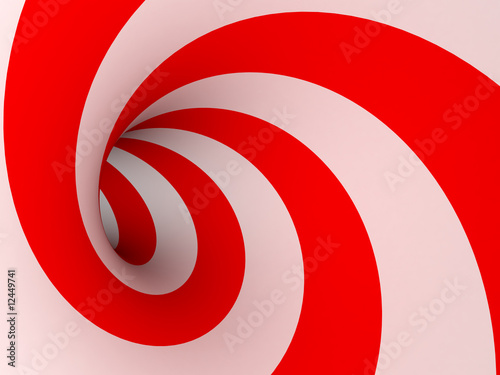 Obraz na płótnie ruch 3D spirala tunel korytarz