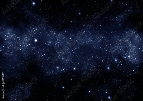 Plakat widok kometa gwiazda układ słoneczny noc
