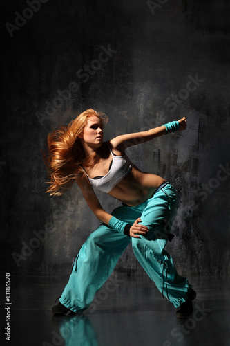 Obraz na płótnie aerobik tancerz moda fitness taniec