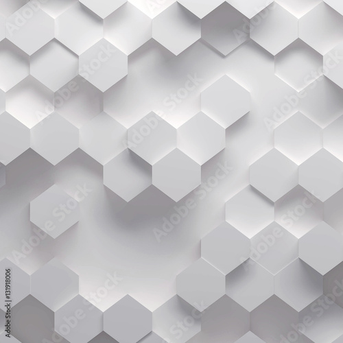 Plakat wzór 3D nowoczesny plastik geometrycznej