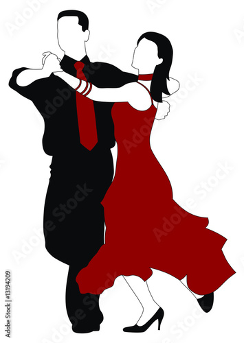 Obraz na płótnie amerykański taniec tancerz para