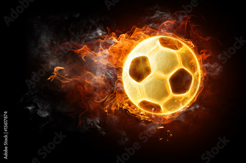 Fotoroleta piłka nożna piłka sztuka sport obraz