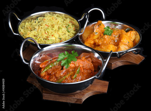 Fototapeta jedzenie kurczak warzywo indyjski