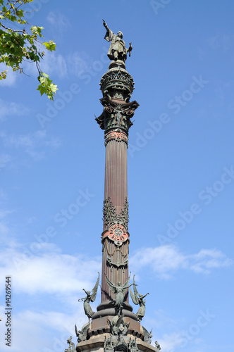 Naklejka architektura statua kolumna