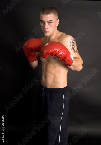 Fototapeta bokser mężczyzna boks pudełko mięśni