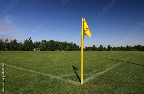 Fotoroleta piłka nożna boisko trawa