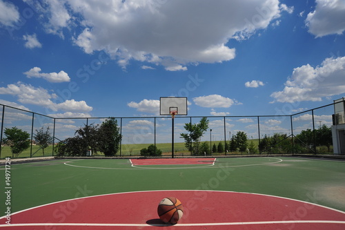 Fototapeta piłka koszykówka pole