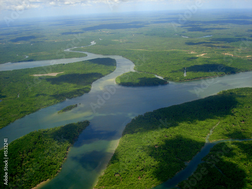 Fotoroleta las brazylia tropikalny samolot zdjęcie lotnicze