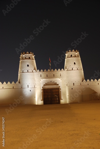 Fotoroleta wieża noc arabski zamek stary