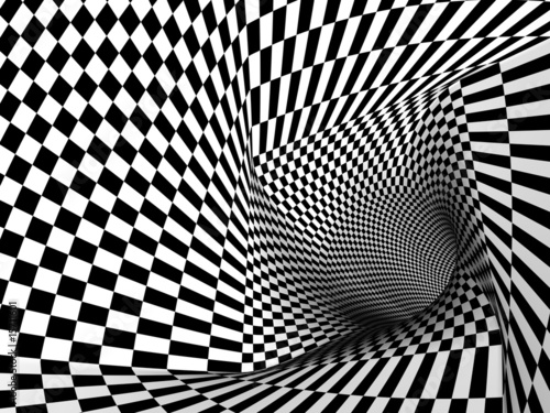 Naklejka tunel spirala 3D marzenie psychol