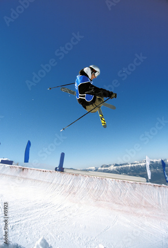 Fotoroleta narty sport śnieg