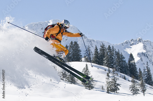 Fotoroleta sporty zimowe śnieg ruch