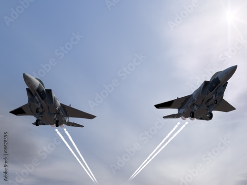 Fototapeta odrzutowiec samolot wojskowy luftwaffe