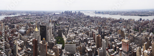 Fotoroleta śródmieście panoramiczny manhatan ameryka