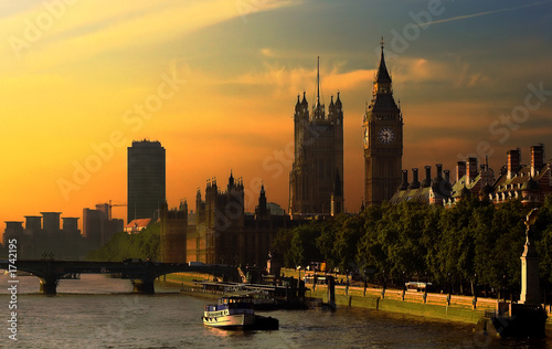 Fotoroleta Londyński wschód słońca