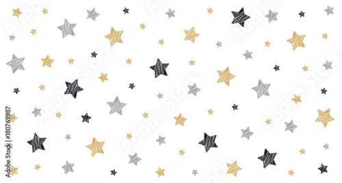 Plakat ornament wzór piękny gwiazda
