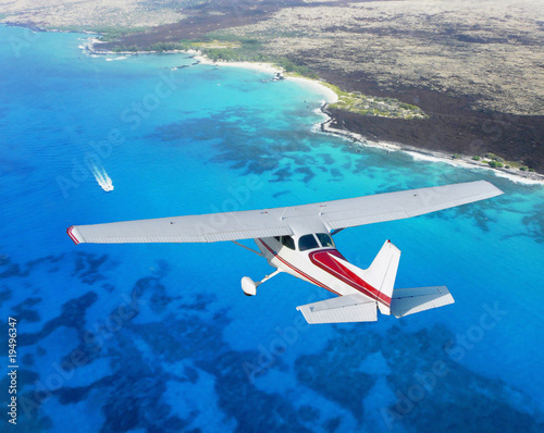 Obraz na płótnie rejs lotnictwo samolot woda
