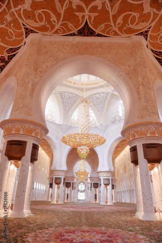 Naklejka architektura kwiat meczet katedra