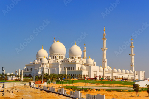 Fotoroleta słońce meczet architektura