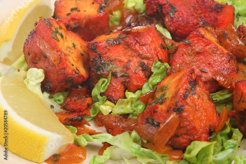 Fototapeta indyjski jedzenie kurczak przyprawa gotowanie