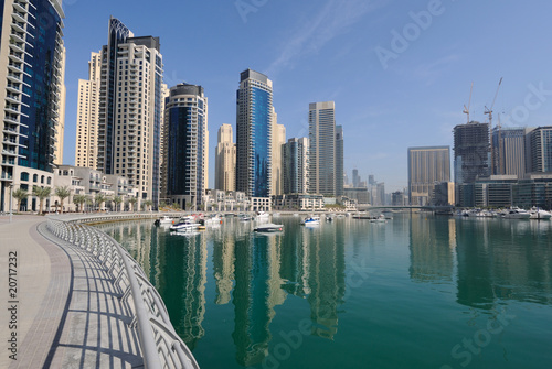 Naklejka arabian miejski łódź woda architektura