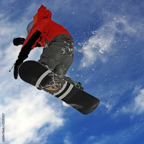 Naklejka snowboard sporty zimowe sport sporty ekstremalne