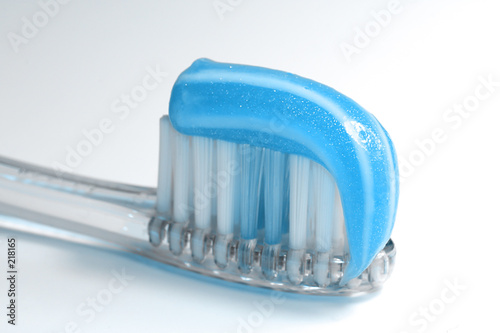 Obraz na płótnie usta świeży czysty oddech pasta do zębów