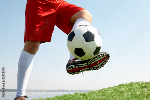 Obraz na płótnie piłka piłka nożna mecz fitness sport