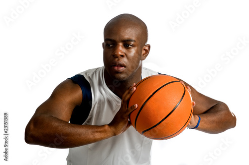 Fotoroleta ćwiczenie koszykówka sport zdrowy