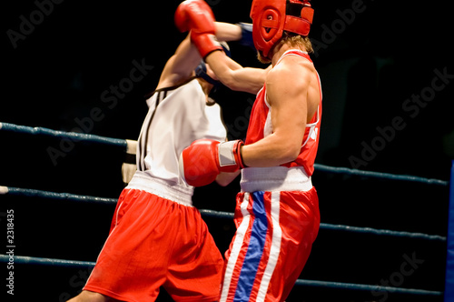 Fotoroleta boks sport mecz bokser