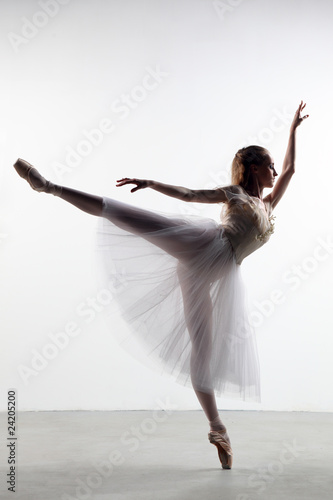 Naklejka ćwiczenie taniec tancerz balet