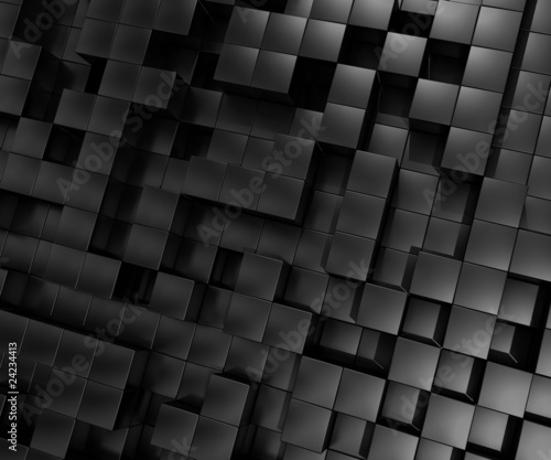 Fototapeta wzór 3D sztuka blok streszczenie