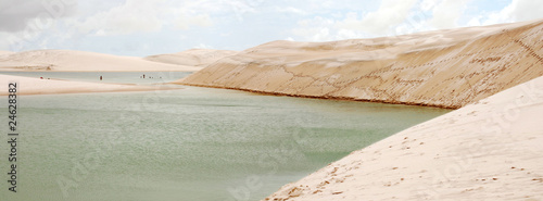 Plakat narodowy pustynia park wydma