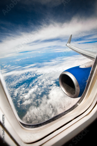 Obraz na płótnie Widok z samolotu