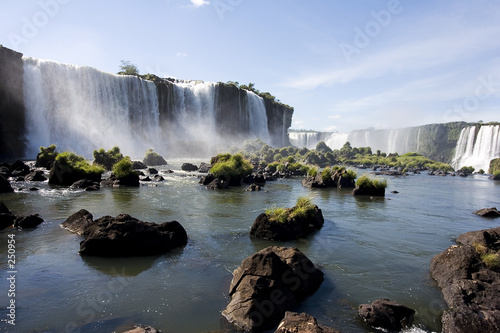 Naklejka południe brazylia wodospad upadek 