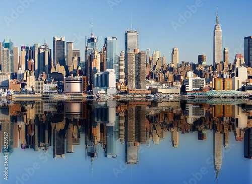 Naklejka Panorama Nowego Jorku