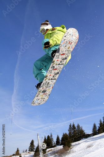 Fototapeta snowboard narty sport