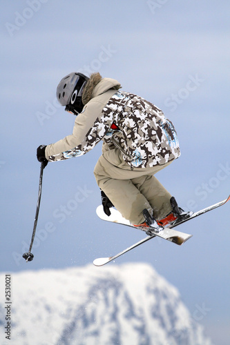 Naklejka sport snowboard narty