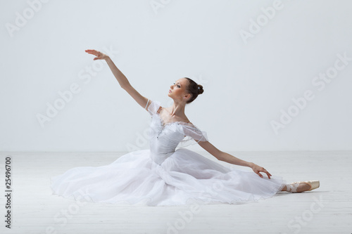 Fototapeta taniec tancerz balet piękny ćwiczenie